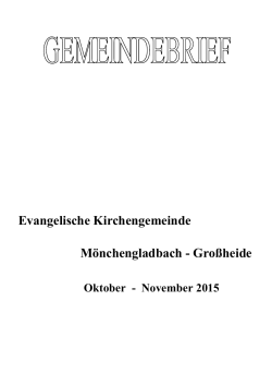 Evangelische Kirchengemeinde Mönchengladbach