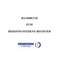 handbuch zum herzinsuffizienz register