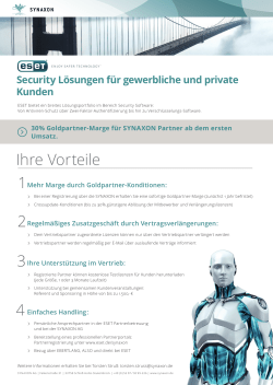 ESET - Synaxon AG
