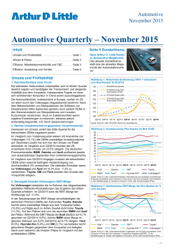 Automotive Quarterly November 2015