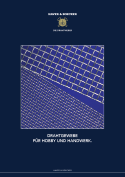 Hobby & Handwerk - Haver & Boecker