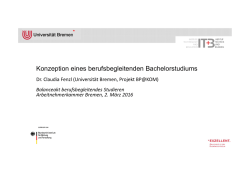 Dr. Claudia Fenzl, Universit&auml;t Bremen