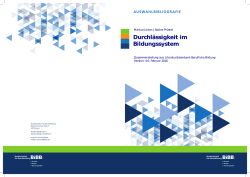 Durchl&auml;ssigkeit im Bildungssystem