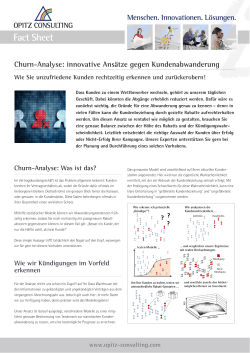 Churn-Analyse - Opitz Consulting