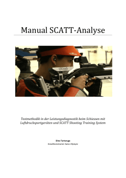 Manual SCATT-Analyse - Schweizer Schiesssportverband