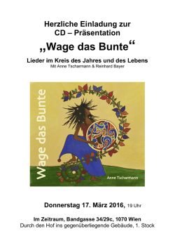Wage das Bunte - Mae Terra Seminare