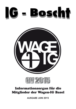 IG Boscht Nr. 17 / GV 2015