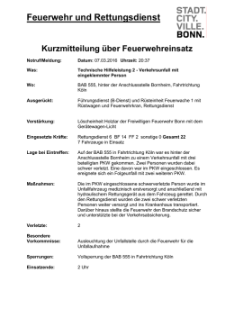 Feuerwehr und Rettungsdienst