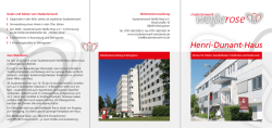 Henri-Dunant-Haus - Studentenwerk Wei&szlig;e Rose eV