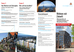 Regionalkonferenz Programmflyer Der