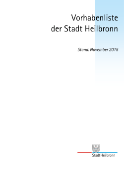 Dokument - Stadt Heilbronn