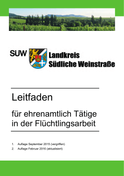 Leitfaden - Landkreis Südliche Weinstraße