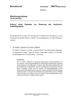 Drucksache - Bundesrat