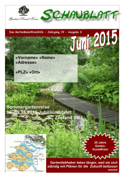 Info Ausgabe 3/2015