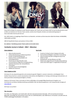 Verkäufer (m/w) - Stachus Passagen