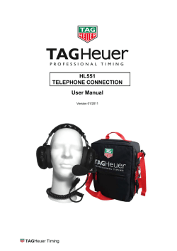 HL551 TELEPHONE CONNECTION User Manual