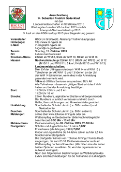 Ausschreibung S-f-lauf 2015 14.09.2015 - Tollense