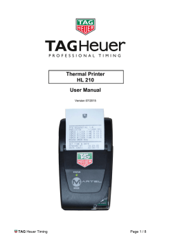 HL210 - Serial Printer