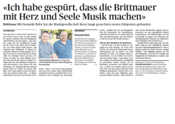 Ich habe gespürt. dass die Brittnauer - MG