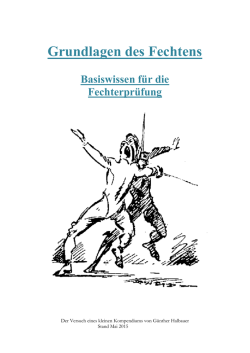 Grundlagen des Fechtens