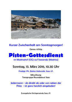 Kurzer Zwischenhalt am Sonntagmorgen