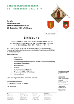 Einladung als PDF-Datei - Schützenbruderschaft St. Sebastian 1820