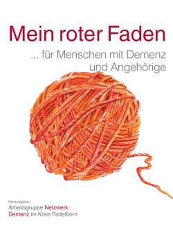 Infomappe Mein-roter-Faden Netzwerk Demenz