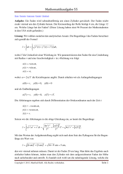 Mathematikaufgabe 55 - Homepage von Manfred Hiebl