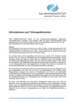 Informationen zum Teilungsabkommen - bpa