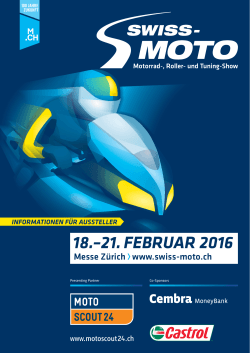 18.–21. FEBRUAR 2016 - Swiss-Moto