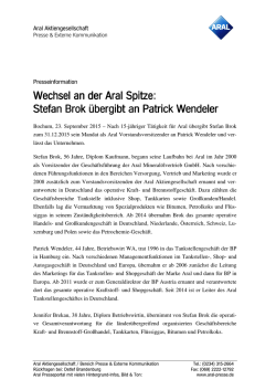 PM Wechsel Aral Vorstand 23-09-2015