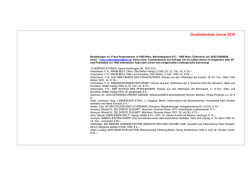 Doublettenliste Januar 2016