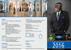 Jahresprogramm - Südsauerlandmuseum