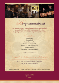 Bergmannsabend
