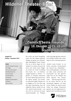 Hildener Theater-Brief