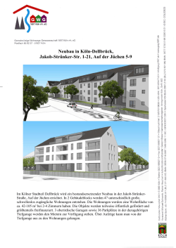 Neubau in Köln-Dellbrück, Jakob-Strünker-Str. 1