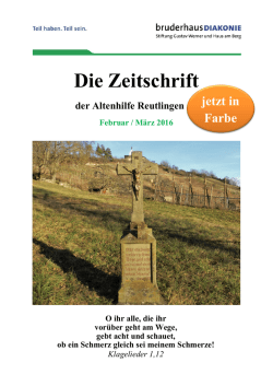 Die Zeitschrift - Seniorenzentrum Mittelstadt in Reutlingen