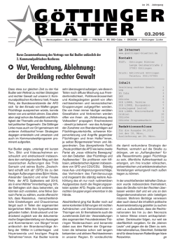 göttinger blätter