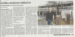Gr&ouml;&szlig;er, moderner, inklusiver