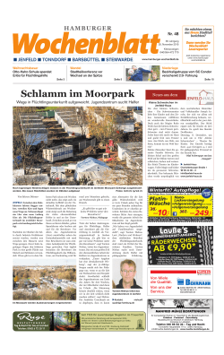 Schlamm im Moorpark - Hamburger Wochenblatt