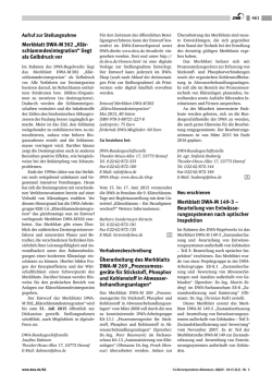 Merkblatt DWA-M 302 &bdquo;Kl&auml;r- schlammdesintegration&ldquo; liegt als