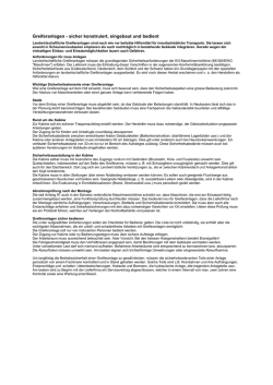 Greiferanlagen - sicher konstruiert, eingebaut und bedient