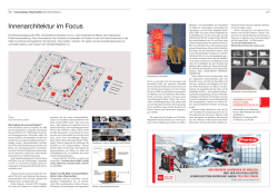 Innenarchitektur im Focus