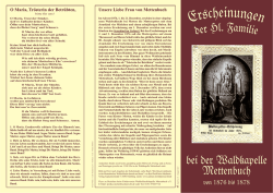 Gnadenrosenkranz und Erscheinungsrosenkranz: Flyer