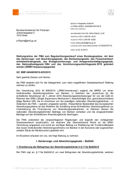 I. Sanierungs- und Abwicklungsgesetz &ndash; BaSAG