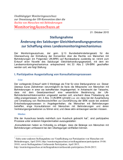 Begutachtung Novelle Salzburger Gleichbehandlungsgesetz pdf