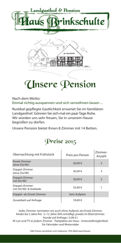 Unsere Pension - Gasthof