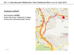 Wegbeschreibung Unterkunft Ittigen