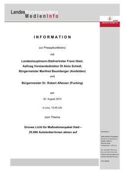information - Land Ober&ouml;sterreich
