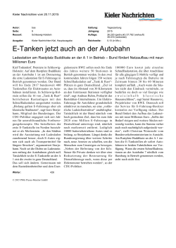 E-Tanken jetzt auch an der Autobahn